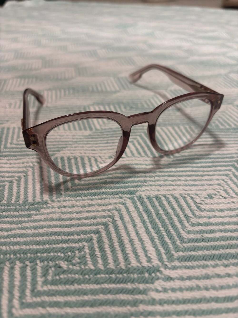 Dior DiorSignature O S1U Round Pink Translucent Eyeglasses with Case